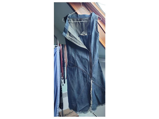 Abito in denim blu Plein Sud - vista 5