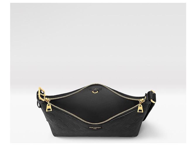 Louis Vuitton Sac Sport borsa in pelle nera Nero - vista 3