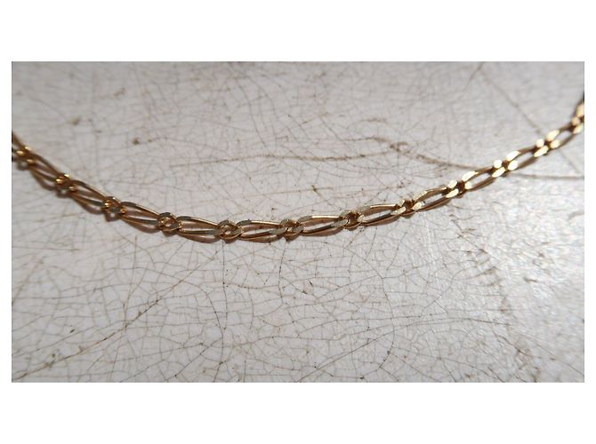 Autre Marque Collana a catena barbazzale in oro giallo 18 carati D'oro - vista 4