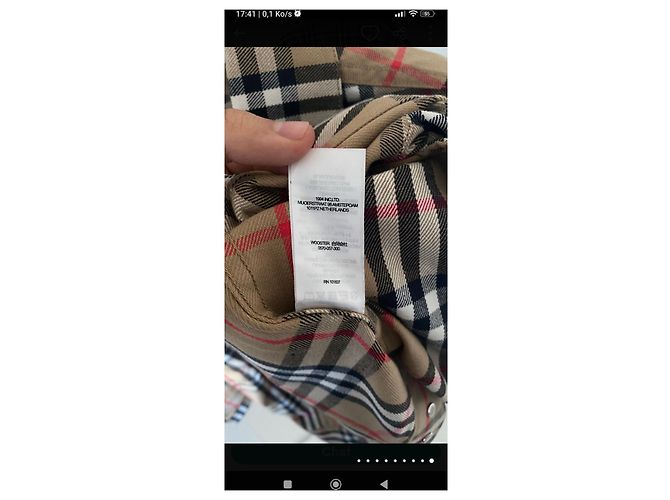 Autre Marque Supreme Jacke aus Baumwolle Beige Größe S - Ansicht 7