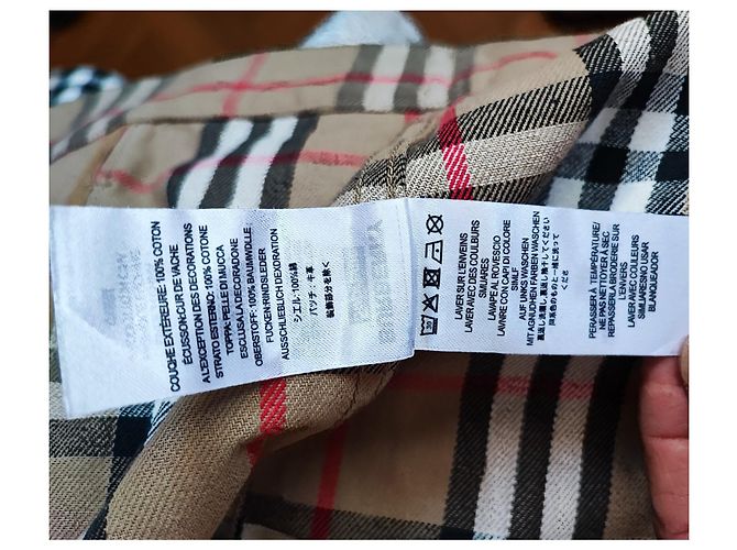 Autre Marque Supreme Jacke aus Baumwolle Beige Größe S - Ansicht 9