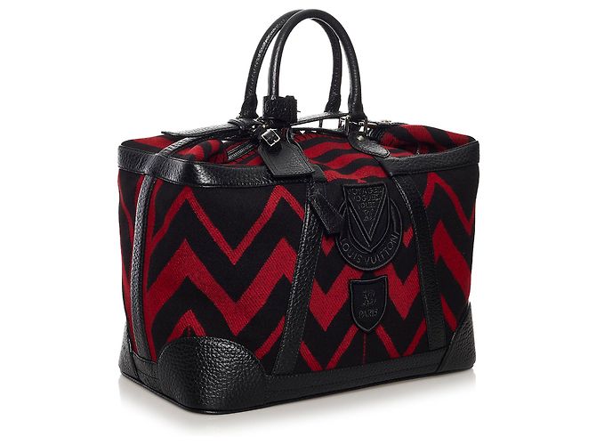 Coperta in velluto rosso Grimaud Louis Vuitton - vista 2