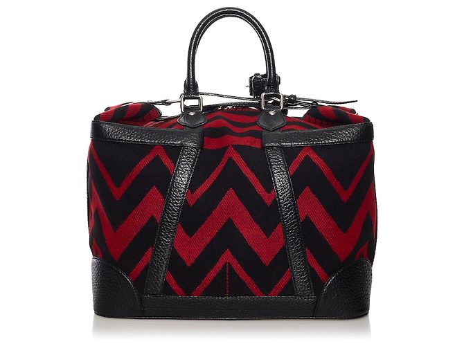 Coperta in velluto rosso Grimaud Louis Vuitton - vista 3