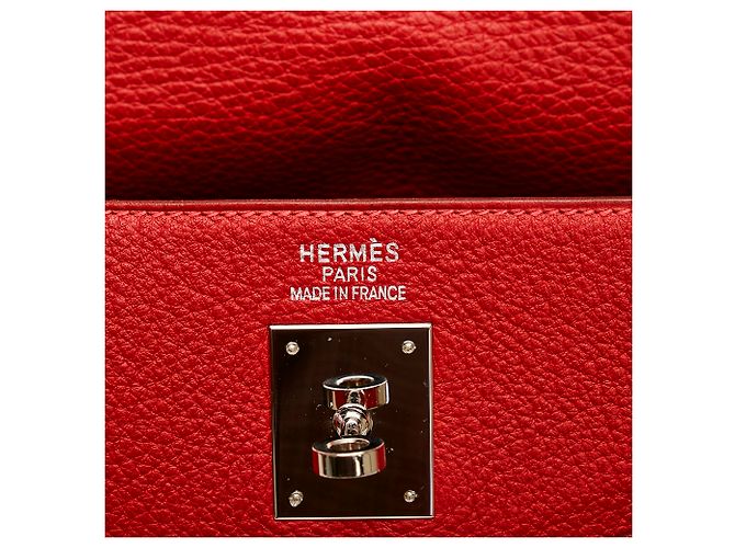 Hermès Rosso Togo Kelly 35 - vista 6