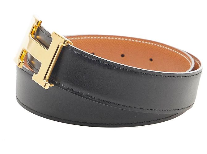 Hermès Hermes Cinturón Constance Reversible Negro - vista 2