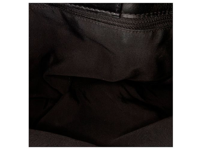 Chanel Black Patent Boy Reverso Shopping Tote Nero - vista 6