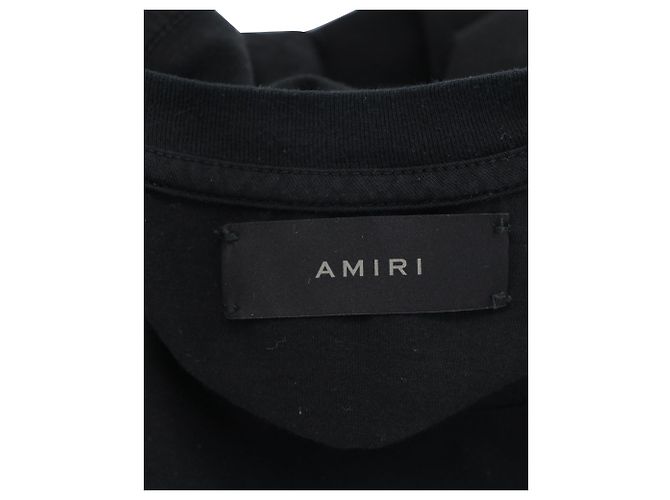 T-shirt Amiri Beverly Hills in cotone nero - vista 3