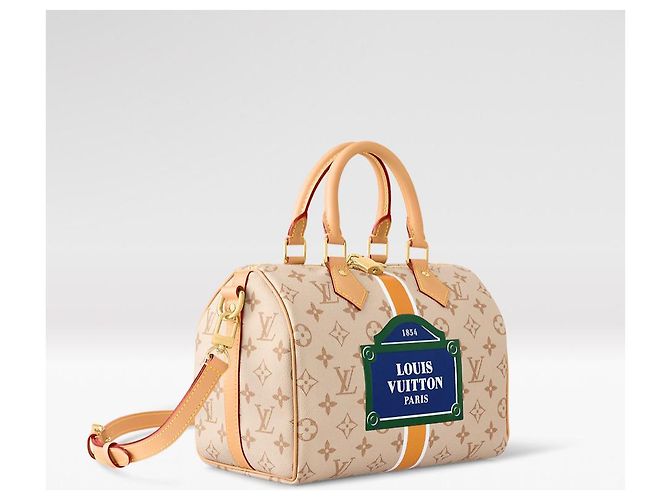 Louis Vuitton LV Speedy Monopaname nuovo Beige - vista 5