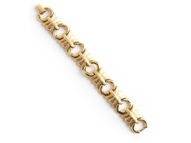 Bracciale a catena in metallo dorato Givenchy D'oro - vista 2