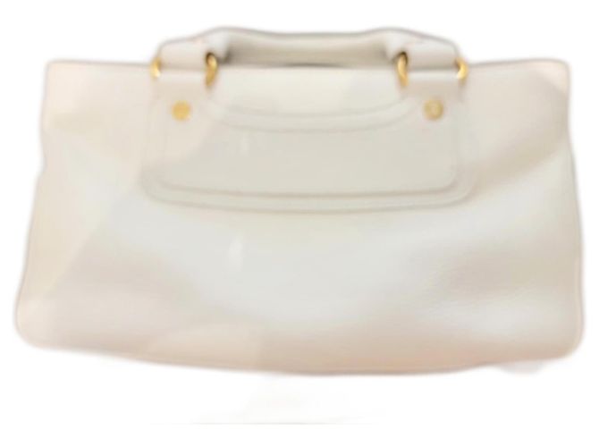 Borsa a mano Céline Boogie in pelle bianca Bianco - vista 3