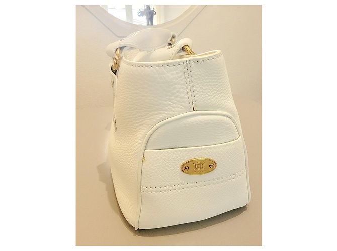 Borsa a mano Céline Boogie in pelle bianca Bianco - vista 4