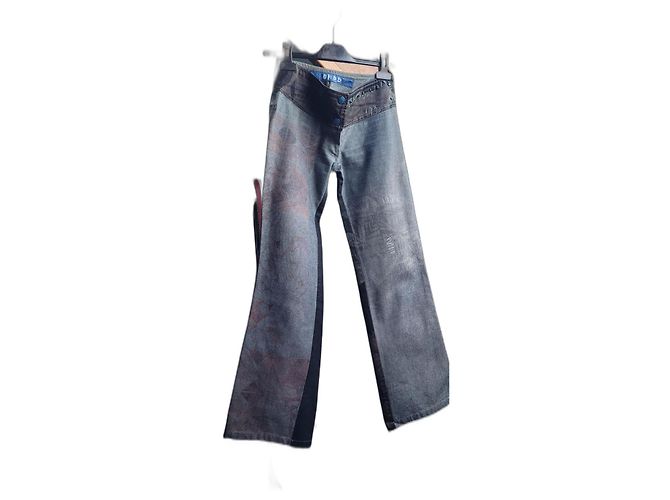 Autre Marque Pantalones OHDD Marco Fantini de algodón con lentejuelas Multicolor - vista 3