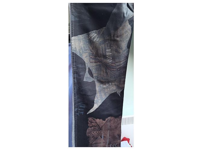 Autre Marque Pantalones OHDD Marco Fantini de algodón con lentejuelas Multicolor - vista 5