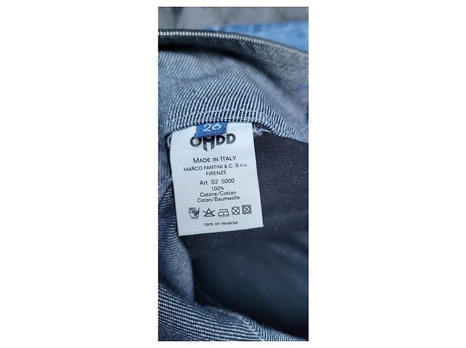 Autre Marque Pantalones OHDD Marco Fantini de algodón con lentejuelas Multicolor - vista 7