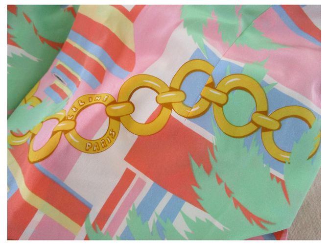 Top de seda Céline Talla 38 Multicolor - vista 6