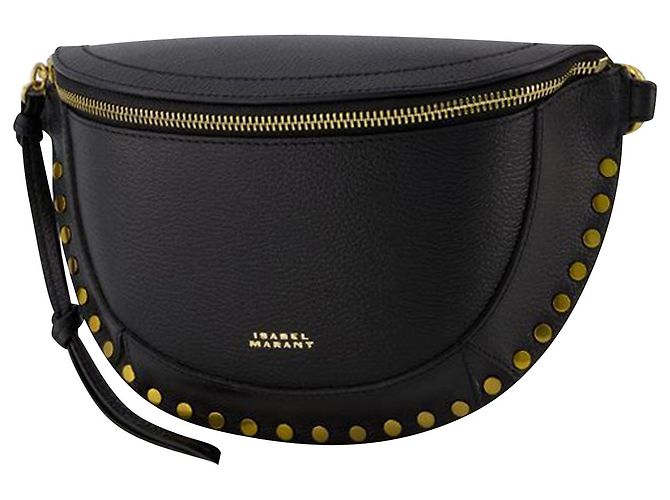 Borsa a tracolla Skano Gz - Isabel Marant - Pelle - Nera - vista 2