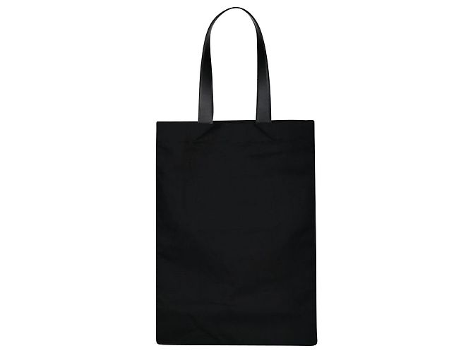 Bolso Tote Book - Jil Sander - Algodón - Negro - vista 3