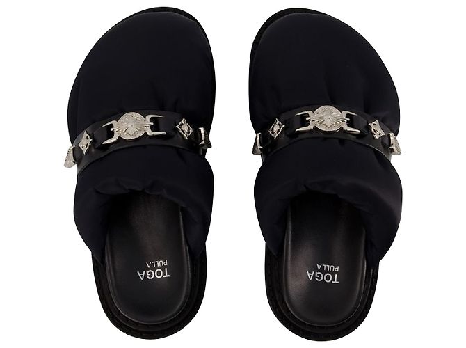AJ1280 Sandali - Toga Pulla - Pelle - Nero - vista 4