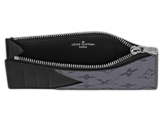 Louis Vuitton Titular do cartão de moeda LV eclipse Cinza - vista 3