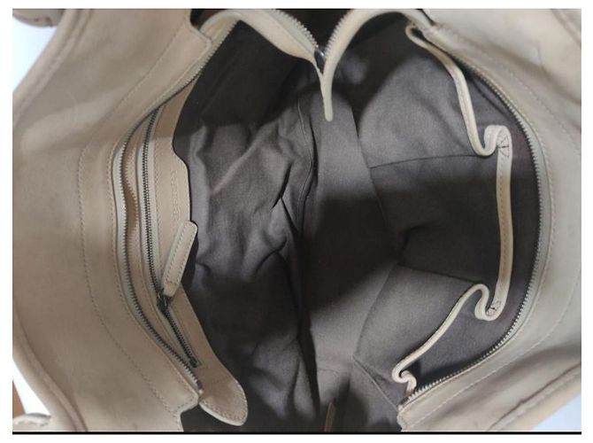 Brook Burberry mittelgroße Einkaufstasche, SKU mit geräuchertem Karomuster 45136 Beige - Ansicht 11
