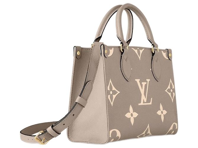 Louis Vuitton LV Onthego PM zweifarbig neu Grau - Ansicht 2