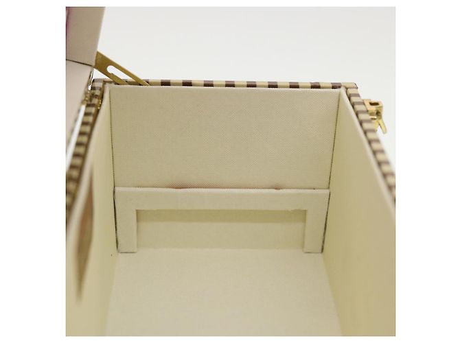Fermacarte per baule LOUIS VUITTON Solo VIP Beige Marrone Oro LV Auth am4508 D'oro - vista 19