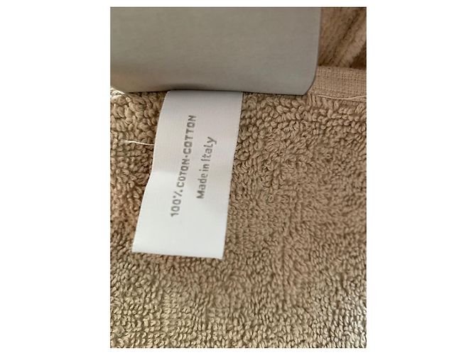 Chanel Strandtasche mit zwei Handtüchern Beige - Ansicht 12