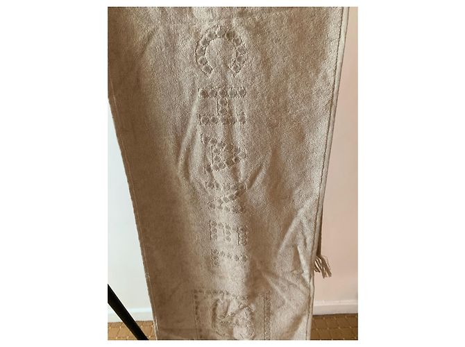 Chanel Strandtasche mit zwei Handtüchern Beige - Ansicht 15