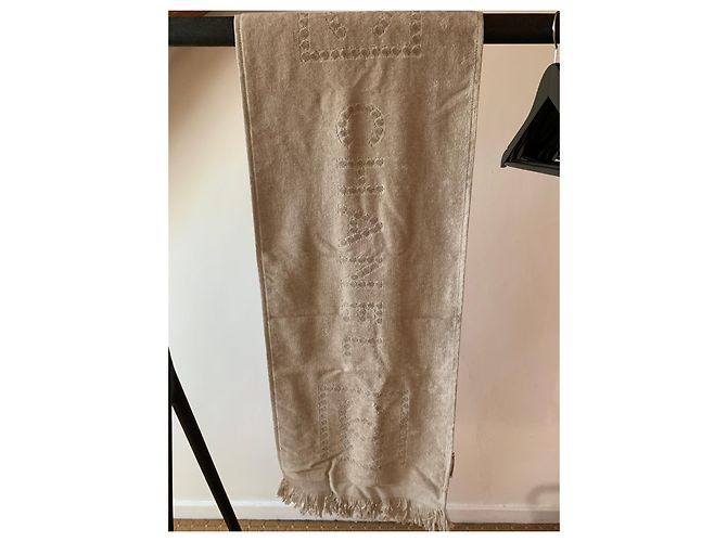 Chanel Strandtasche mit zwei Handtüchern Beige - Ansicht 17