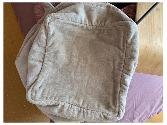 Chanel Strandtasche mit zwei Handtüchern Beige - Ansicht 8