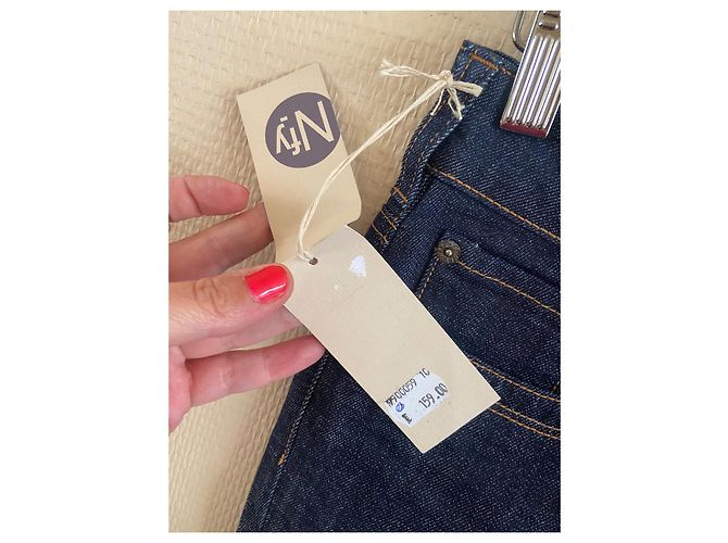 Jeans Notify Blu Denim Grezzo Cotone Elastan 27 US - vista 8