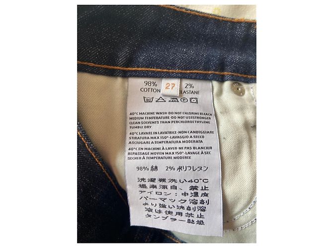 Jeans Notify Blu Denim Grezzo Cotone Elastan 27 US - vista 9
