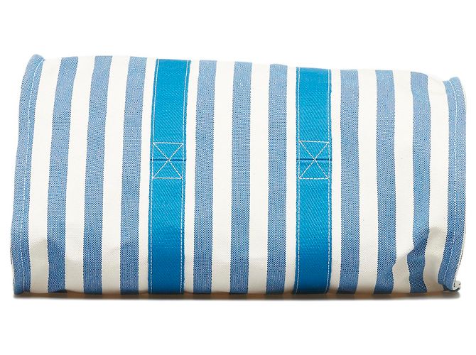 Hermès Hermes Blue Toile H Cannes GM Bianco - vista 4