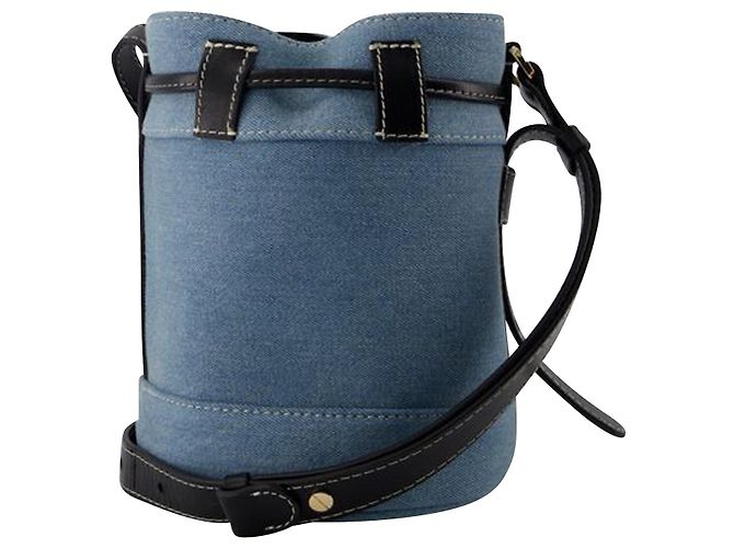 Borsa a tracolla Vicki - See By Chloé - Cotone - Denim Blu - vista 3