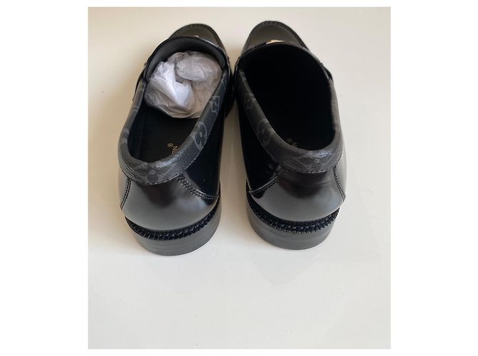 Mocassini Louis Vuitton Major in pelle nera Nero - vista 7