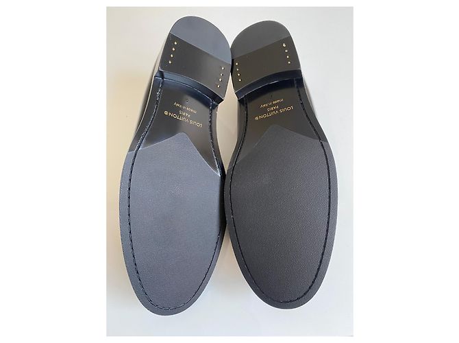 Mocassini Louis Vuitton Major in pelle nera Nero - vista 8