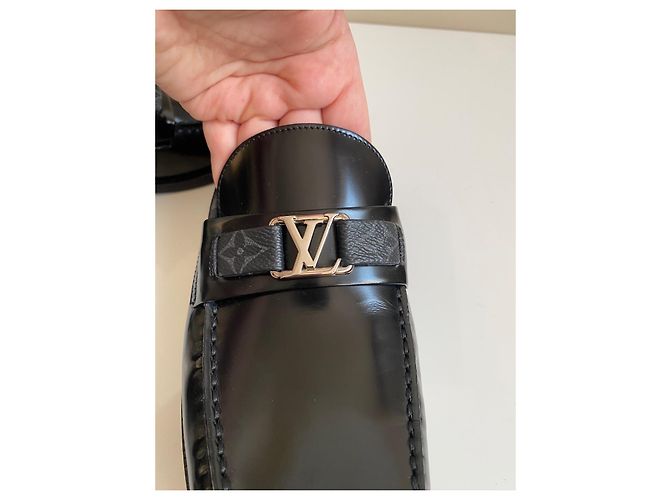 Mocassini Louis Vuitton Major in pelle nera Nero - vista 9