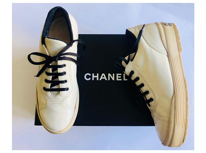 Chanel CC Vintage formatori rari Crudo - vista 4
