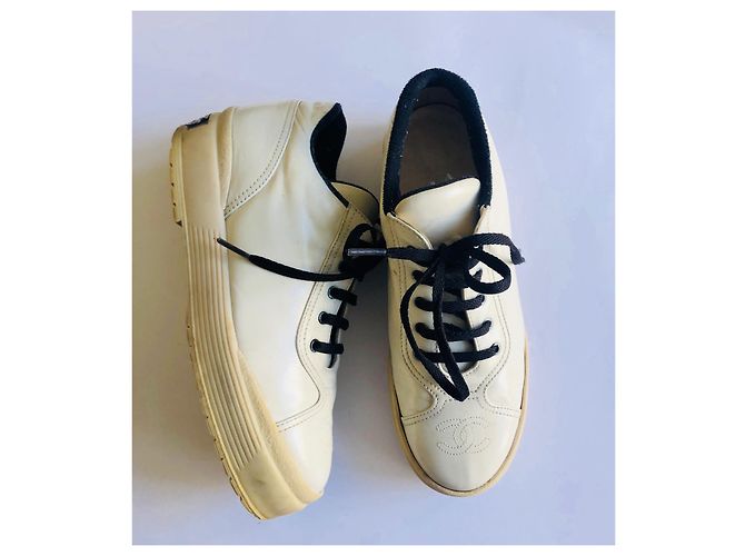 Chanel CC Vintage formatori rari Crudo - vista 6