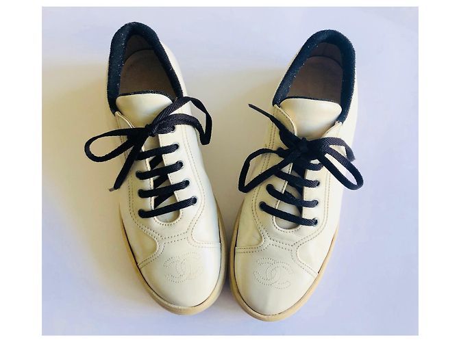 Chanel CC Vintage formatori rari Crudo - vista 9