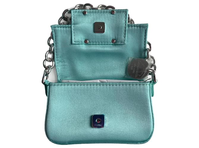 Fendi x Tiffany&Co. Baguette Nano Turchese - vista 2