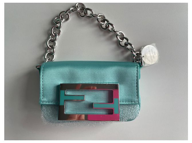 Fendi x Tiffany&Co. Baguette Nano Turchese - vista 4