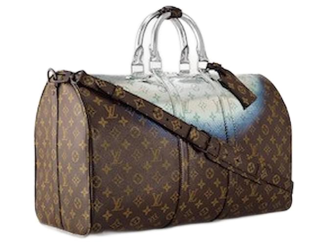 Abbesses Louis Vuitton LV Keepall 50 Nébuleuse - vue 3