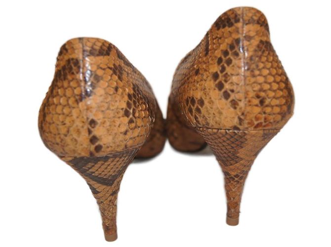 Autre Marque Python Leather Pumps Heels 40.5 - view 4
