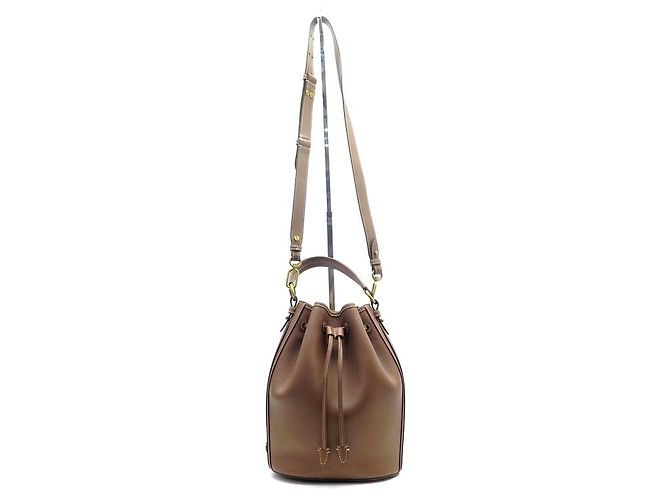 BORSA A MANO IN PELLE MARRONE SALSA SALSA MONOGRAM SECCHIELLO MICHAEL KORS - vista 2