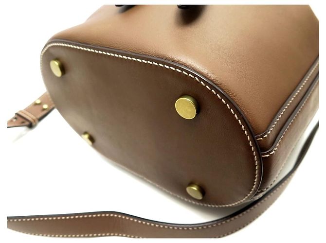 BORSA A MANO IN PELLE MARRONE SALSA SALSA MONOGRAM SECCHIELLO MICHAEL KORS - vista 3