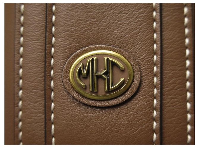 BORSA A MANO IN PELLE MARRONE SALSA SALSA MONOGRAM SECCHIELLO MICHAEL KORS - vista 9