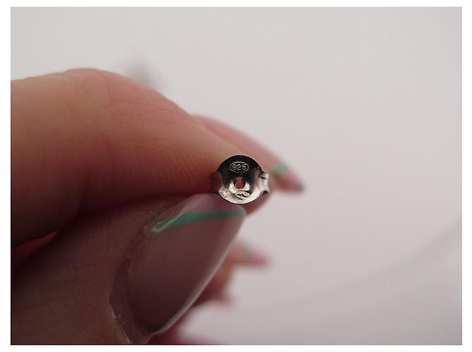 NEUN OHRRINGE VANESSA TUGENDHAFT LA ROSE DIAMANT ODER GOLD OHRRING Silber - Ansicht 4
