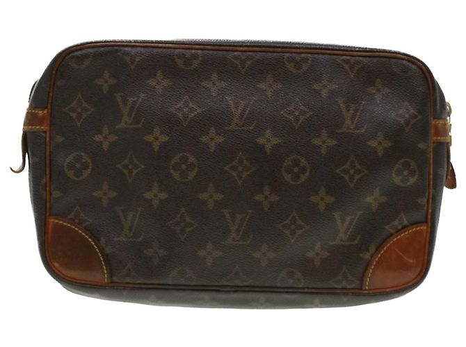Louis Vuitton Monogram Compiegne 28 Pochette M51845 LV Aut 44405 Monogramma - vista 2