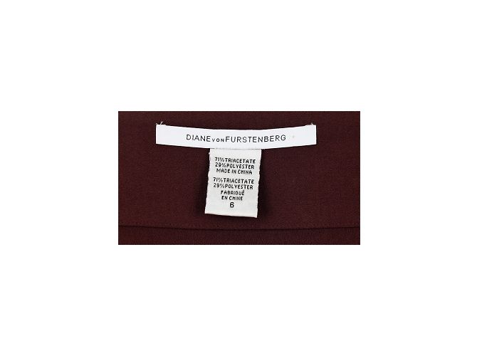 Falda midi con cremallera lateral de Diane Von Furstenberg Braun - Ansicht 4